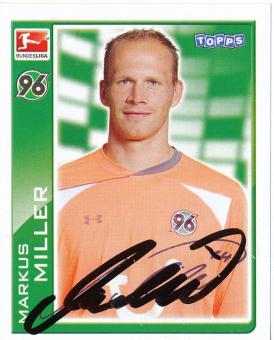 Markus Miller  Hannover 96   2010/2011  Topps  Bundesliga Sticker original signiert 