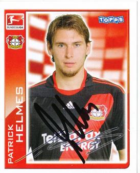 Patrick Helmes  Bayer 04 Leverkusen   2010/2011  Topps  Bundesliga Sticker original signiert 