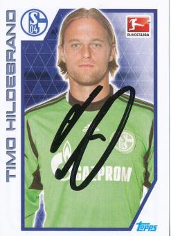 Timo Hildebrand  FC Schalke 04  2012/2013  Topps  Bundesliga Sticker original signiert 