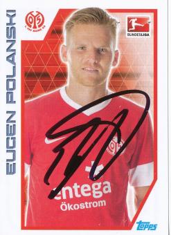 Eugen Polanski  FSV Mainz 05   2012/2013  Topps  Bundesliga Sticker original signiert 