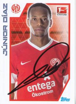 Junior Diaz  FSV Mainz 05   2012/2013  Topps  Bundesliga Sticker original signiert 
