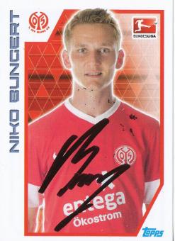 Niko Bungert  FSV Mainz 05   2012/2013  Topps  Bundesliga Sticker original signiert 