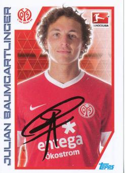 Julian Baumgartlinger  FSV Mainz 05   2012/2013  Topps  Bundesliga Sticker original signiert 