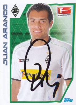 Julian Arango  Borussia Mönchengladbach   2012/2013  Topps  Bundesliga Sticker original signiert 