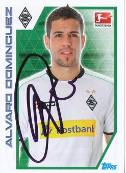 Alvaro Dominguez  Borussia Mönchengladbach   2012/2013  Topps  Bundesliga Sticker original signiert 