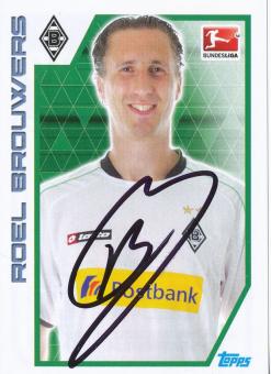 Roel Brouwers  Borussia Mönchengladbach   2012/2013  Topps  Bundesliga Sticker original signiert 