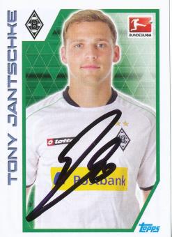 Tony Jantschke  Borussia Mönchengladbach   2012/2013  Topps  Bundesliga Sticker original signiert 