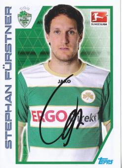 Stephan Fürstner  SpVgg Greuther Fürth   2012/2013  Topps  Bundesliga Sticker original signiert 
