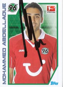 Mohammed Abdellaoue  Hannover 96  2012/2013  Topps  Bundesliga Sticker original signiert 
