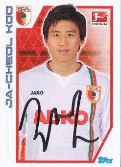 Ja Cheol Koo  FC Augsburg  2012/2013  Topps  Bundesliga Sticker original signiert 