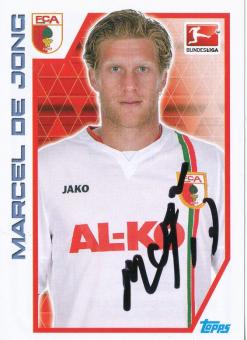 Marcel De Jong  FC Augsburg  2012/2013  Topps  Bundesliga Sticker original signiert 
