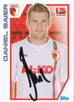 Daniel Baier  FC Augsburg  2012/2013  Topps  Bundesliga Sticker original signiert 