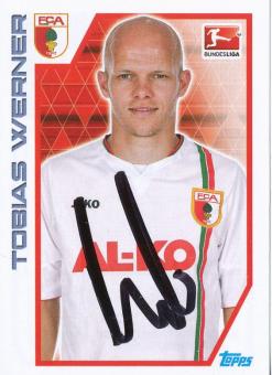 Tobias Werner  FC Augsburg  2012/2013  Topps  Bundesliga Sticker original signiert 