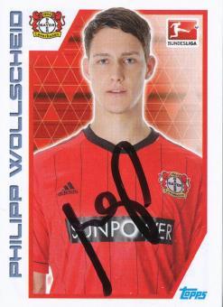 Philipp Wollscheid  Bayer 04 Leverkusen  2012/2013  Topps  Bundesliga Sticker original signiert 