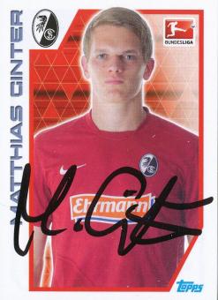 Matthias Ginter  SC Freiburg  2012/2013  Topps  Bundesliga Sticker original signiert 
