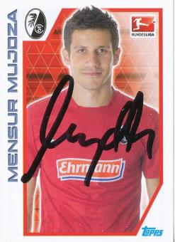 Mensur Mujdza  SC Freiburg  2012/2013  Topps  Bundesliga Sticker original signiert 