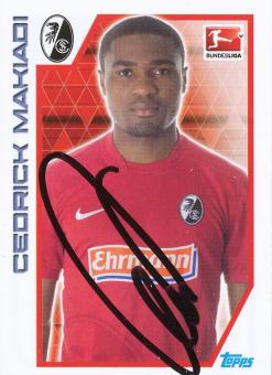 Cedrick Makiadi  SC Freiburg  2012/2013  Topps  Bundesliga Sticker original signiert 