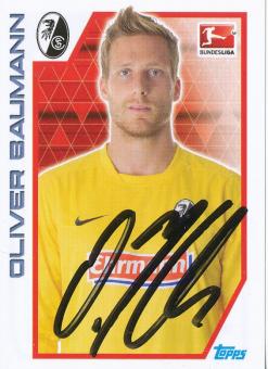 Oliver Baumann  SC Freiburg  2012/2013  Topps  Bundesliga Sticker original signiert 