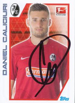 Daniel Caligiuri  SC Freiburg  2012/2013  Topps  Bundesliga Sticker original signiert 