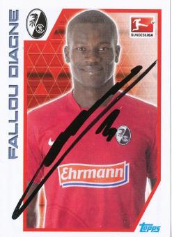Fallou Diagne  SC Freiburg  2012/2013  Topps  Bundesliga Sticker original signiert 