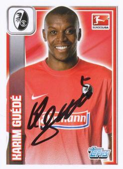 Karim Guede  SC Freiburg  2013/2014  Topps  Bundesliga Sticker original signiert 