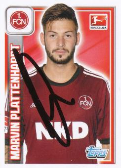Marvin Plattenhardt  FC Nürnberg  2013/2014  Topps  Bundesliga Sticker original signiert 
