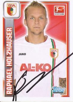 Raphael Holzhauser  FC Augsburg  2013/2014  Topps  Bundesliga Sticker original signiert 