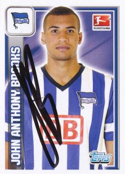 John Anthony Brooks  Hertha BSC Berlin  2013/2014  Topps  Bundesliga Sticker original signiert 
