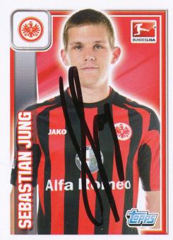 Sebastian Jung  Eintracht Frankfurt  2013/2014  Topps  Bundesliga Sticker original signiert 