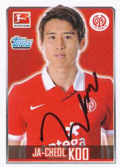 Ja Cheol Koo  FSV Mainz 05    2014/2015  Topps  Bundesliga Sticker original signiert 