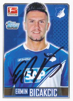 Ermin Bicakcic  TSG 1899 Hoffenheim    2014/2015  Topps  Bundesliga Sticker original signiert 