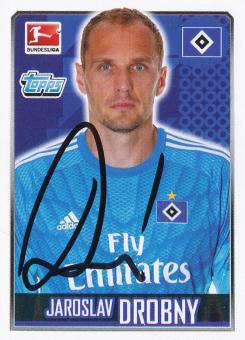 Jaroslav Drobny  Hamburger SV   2014/2015  Topps  Bundesliga Sticker original signiert 