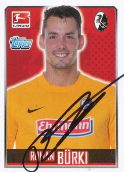 Roman Bürki  SC Freiburg   2014/2015  Topps  Bundesliga Sticker original signiert 