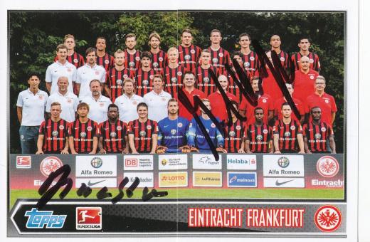 Eintracht Frankfurt   2014/2015  Topps  Bundesliga Sticker original signiert 