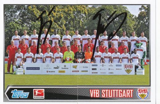 VFB Stuttgart   2014/2015  Topps  Bundesliga Sticker original signiert 