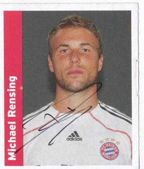 Michael Rensing  FC Bayern München  Bundesliga Sticker original signiert 