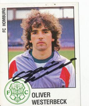 Oliver Westerbeck  FC Homburg  1988  Panini Bundesliga Sticker original signiert 