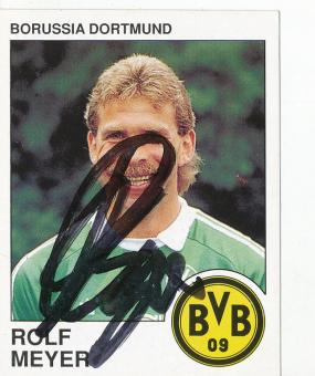 Rolf Meyer  Borussia Mönchengladbach  1990  Panini Bundesliga Sticker original signiert 