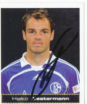 Heiko Westermann  FC Schalke 04  2007/2008  Panini Bundesliga Sticker original signiert 