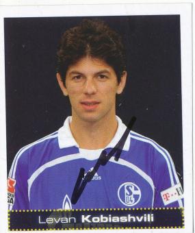 Levan Kobiashvili  FC Schalke 04  2007/2008  Panini Bundesliga Sticker original signiert 