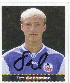 Tim Sebastian  FC Hansa Rostock  2007/2008  Panini Bundesliga Sticker original signiert 