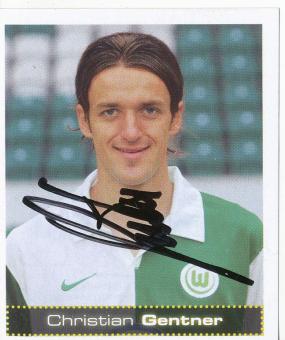 Christian Gentner  VFL Wolfsburg  2007/2008  Panini Bundesliga Sticker original signiert 