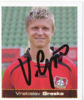 Vratislav Gresko  Bayer 04 Leverkusen  2007/2008  Panini Bundesliga Sticker original signiert 