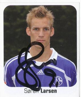 Sören Larsen  FC Schalke 04  2006/2007  Panini Bundesliga Sticker original signiert 