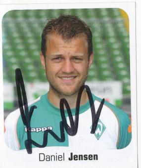Daniel Jensen  SV Werder Bremen  2006/2007  Panini Bundesliga Sticker original signiert 