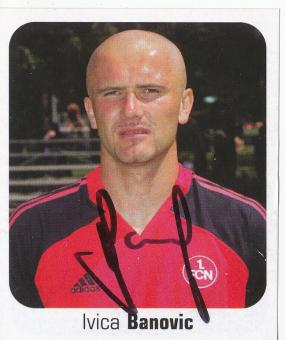 Ivica Banovic  FC Nürnberg   2006/2007  Panini Bundesliga Sticker original signiert 