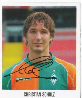 Christian Schulz  SV Werder Bremen  2005/2006  Panini Bundesliga Sticker original signiert 