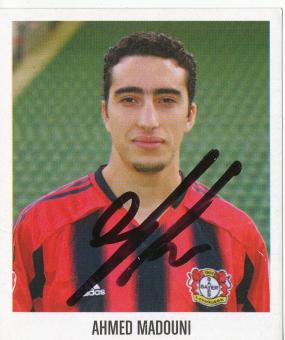 Ahmed Madouni  Bayer 04 Leverkusen  2005/2006  Panini Bundesliga Sticker original signiert 