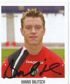 Hanno Balitsch  Hannover 96  2005/2006  Panini Bundesliga Sticker original signiert 