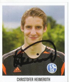 Christofer Heimeroth  FC Schalke 04  2005/2006  Panini Bundesliga Sticker original signiert 